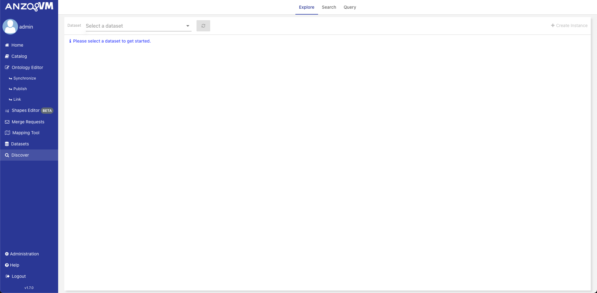 full discover page initial view