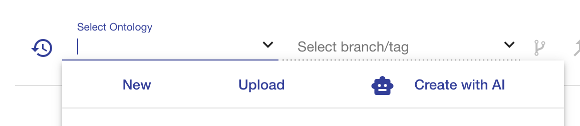 create with ai button