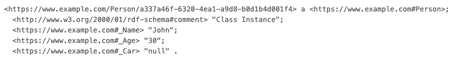 CSV Data Output File