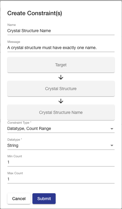 create constraint filled