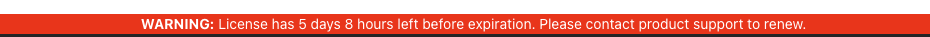 license expiration warning