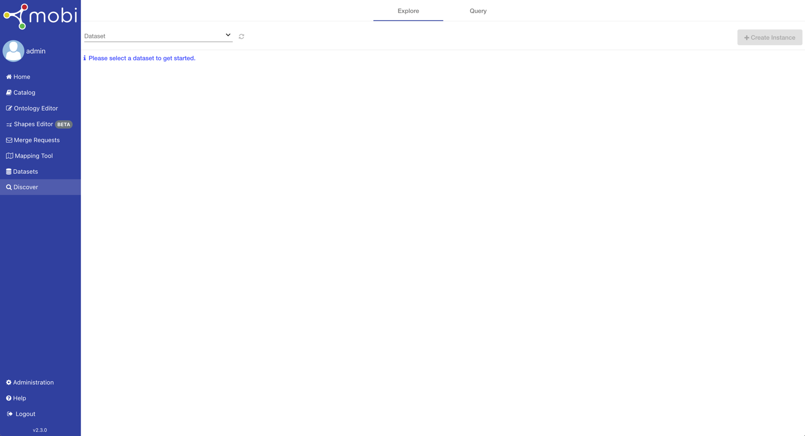 full discover page initial view