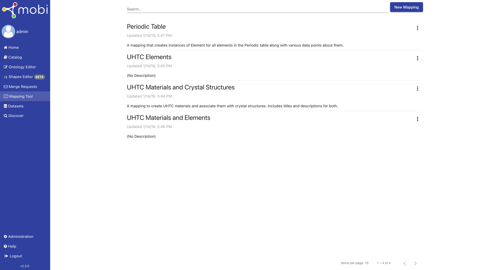 full mapping tool initial view