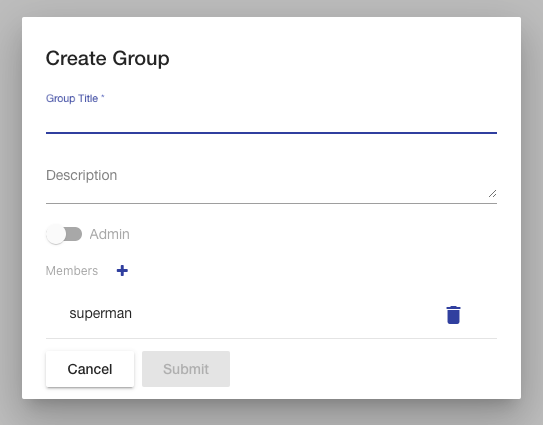 create group overlay