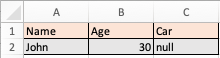 CSV Input File