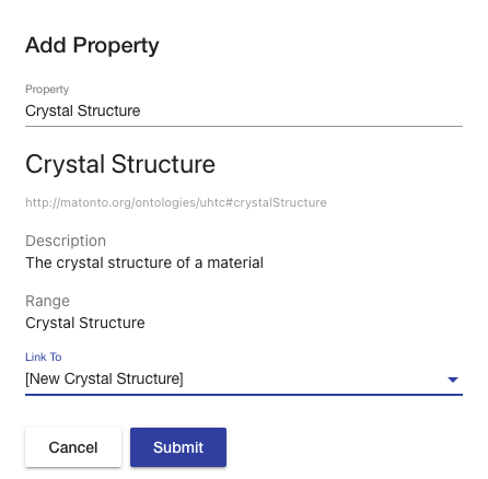 create property mapping overlay object