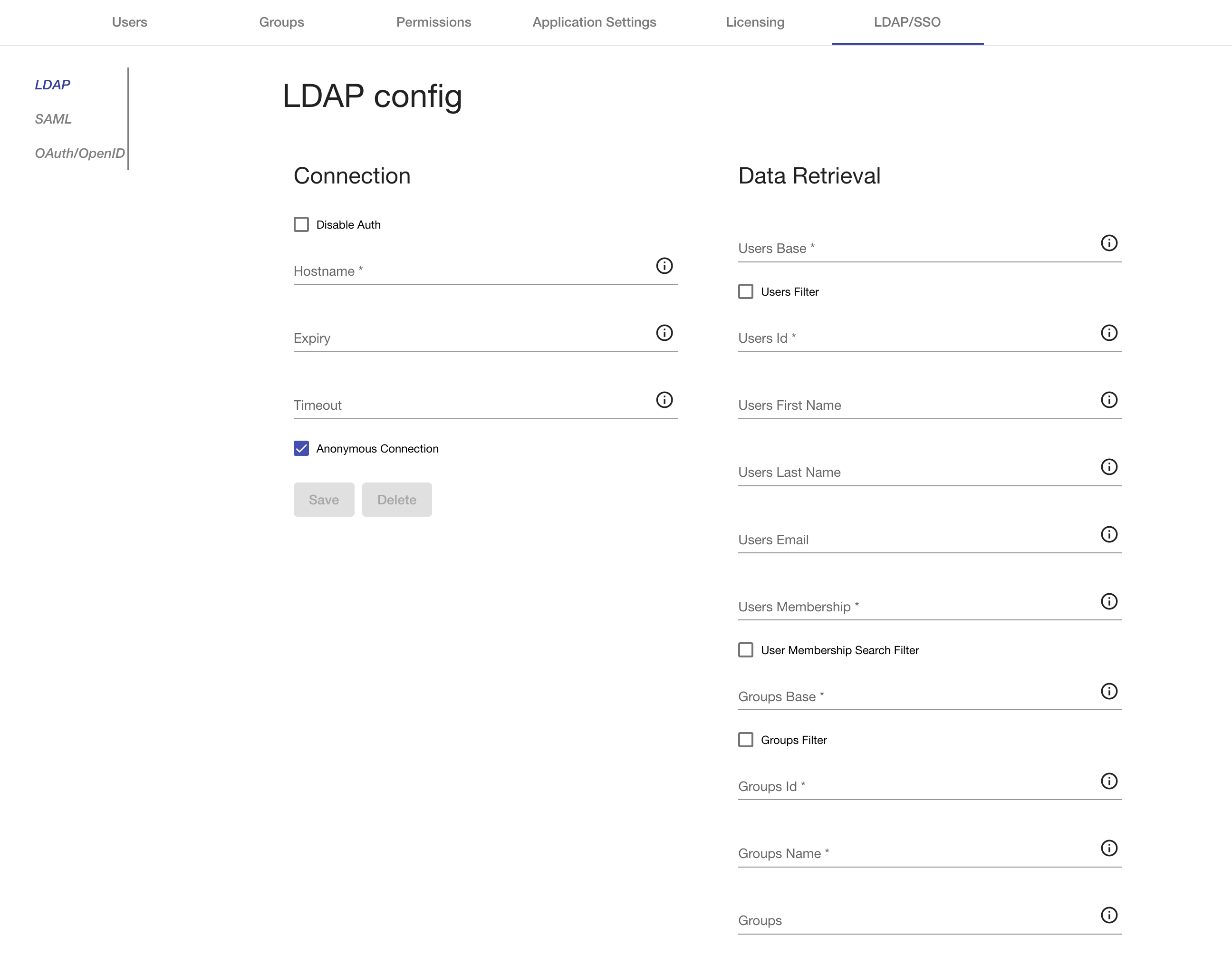 ldap config