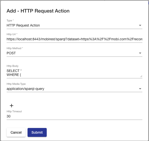 add http request action